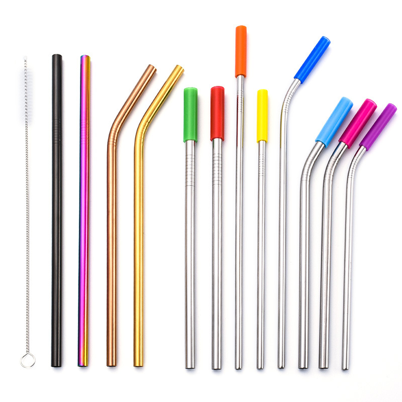 Stainless Steel Straw With PVC Bag And Brush 2