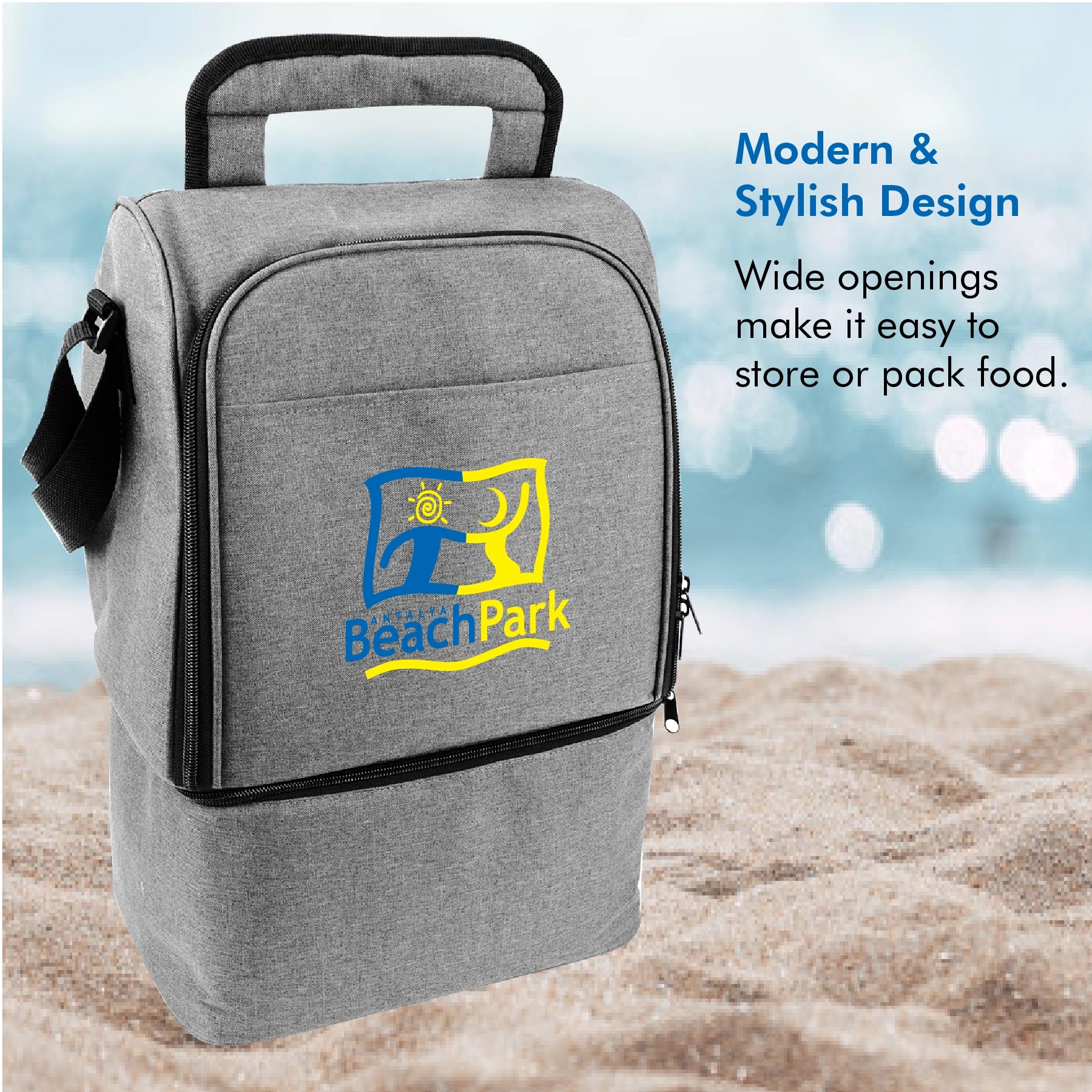 NEVIS - INSULATED 2-COMPARTMENT COOLER BAG 1