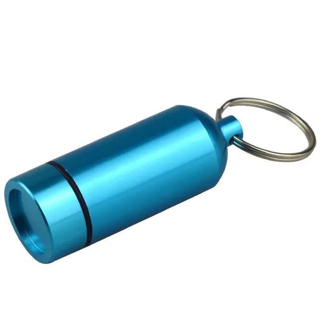 Aluminum Pill Holder Keychain 6