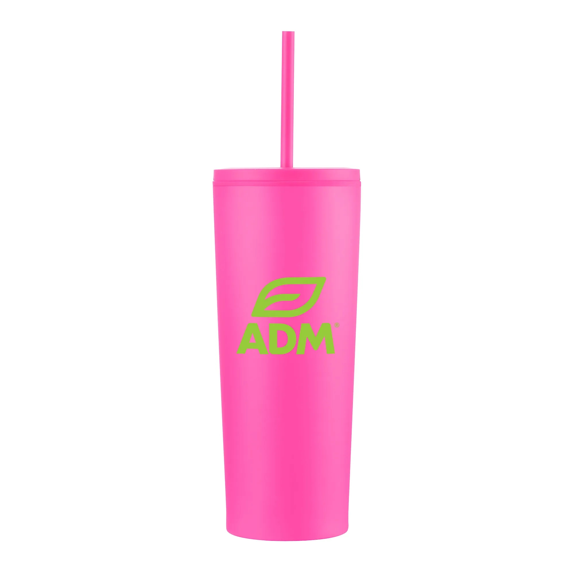 24oz. Double Wall SS / PP Mug with Straw 16
