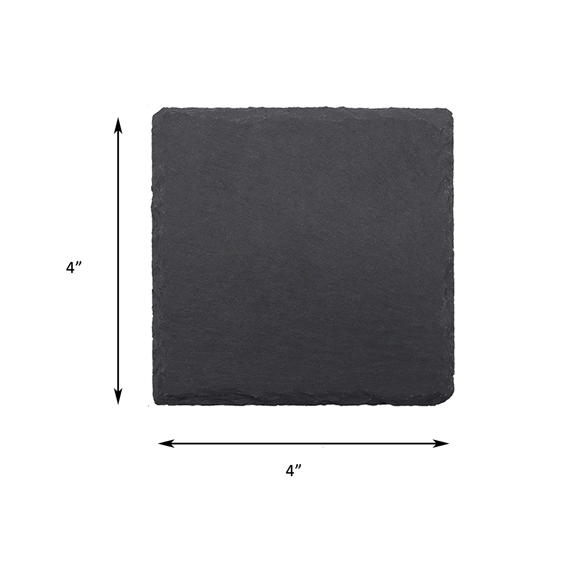 Square Etched Slate Coasters 3
