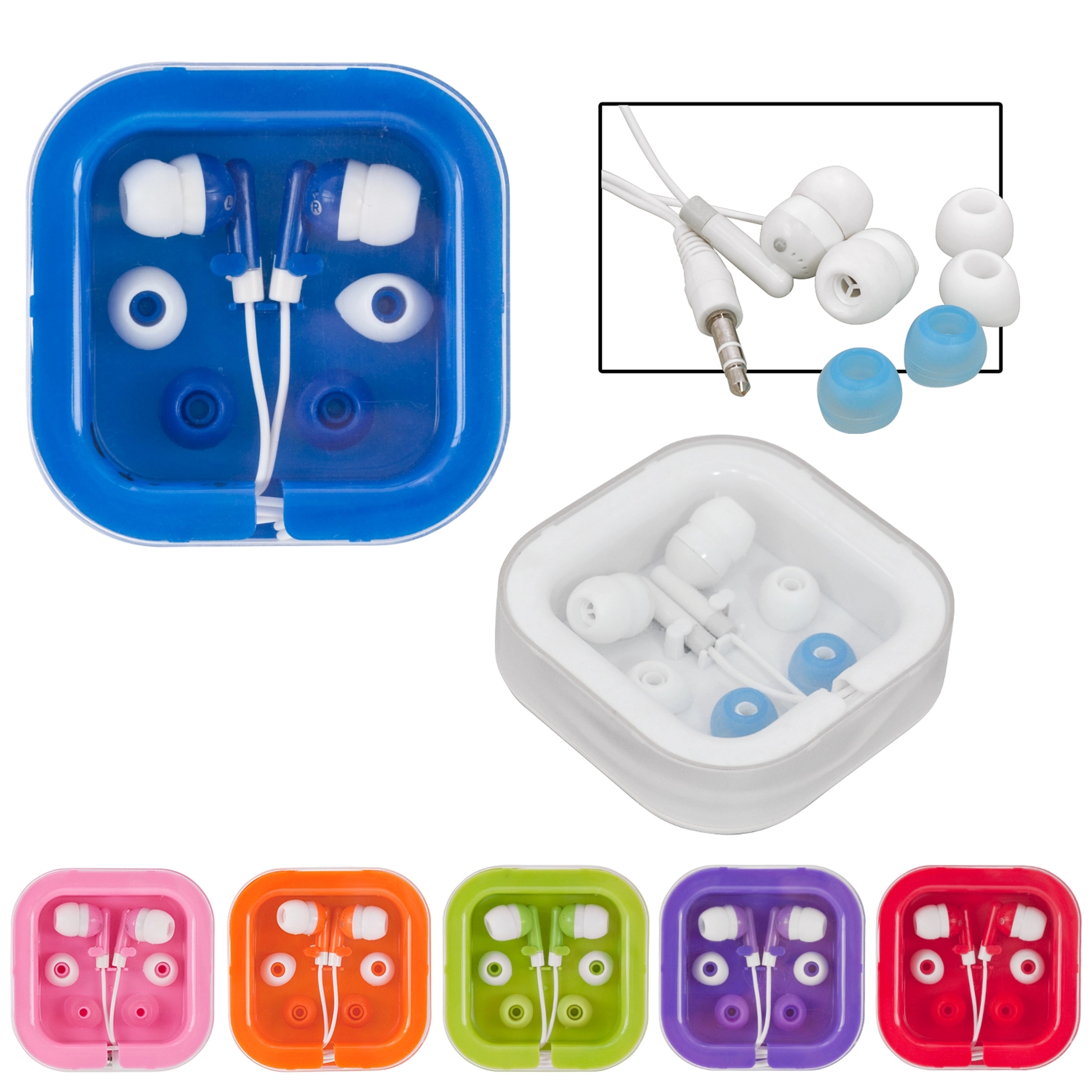 Brightly Colored Ear Buds 9