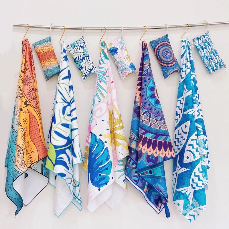 Custom Super Absorbent Sand Free Beach Towel 1