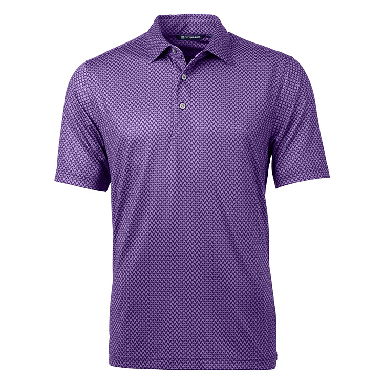 Cutter and Buck Pike Banner Print Stretch Polo 5