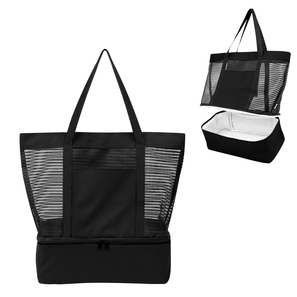 Marley rPET Mesh Tote Bag With Cooler 1