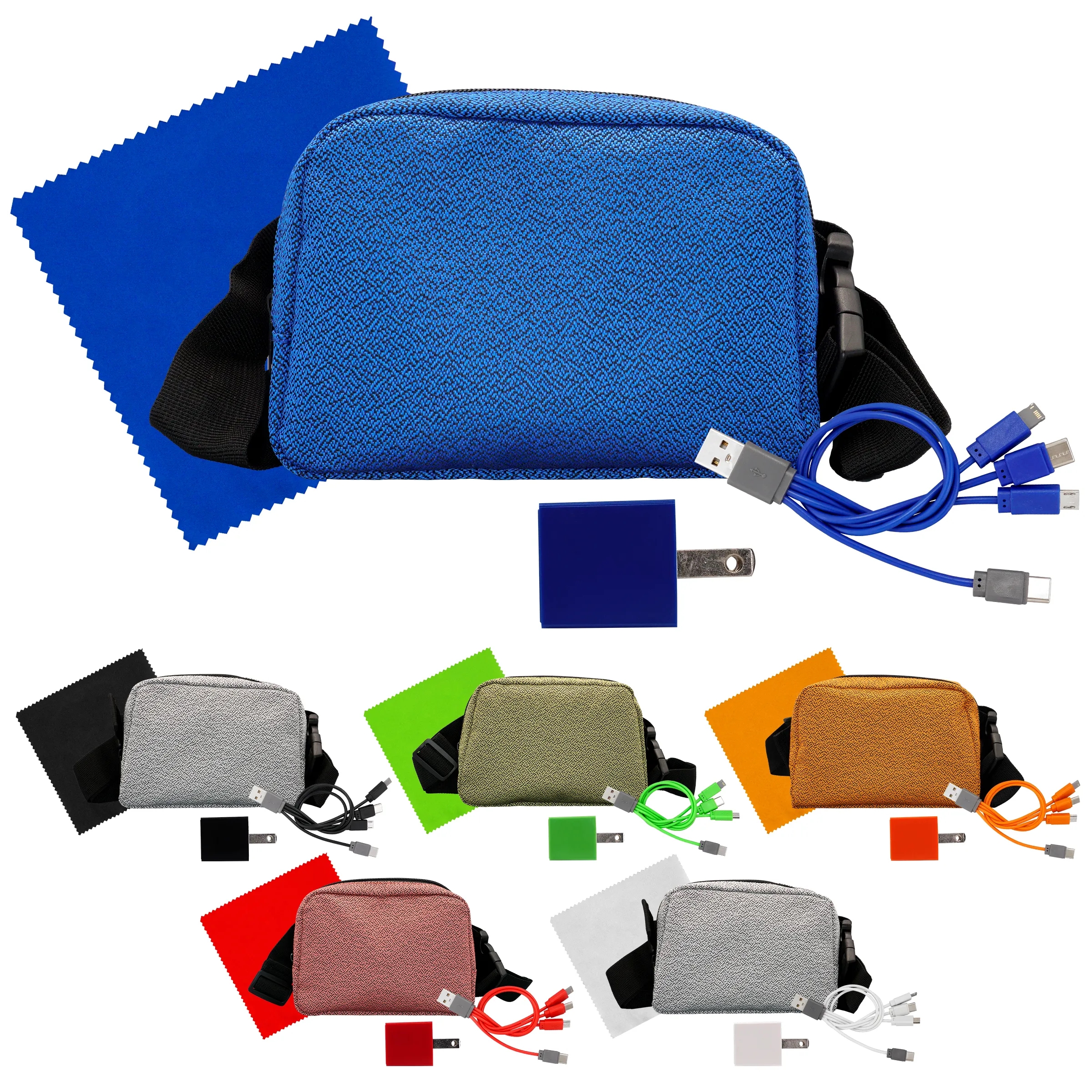 Speck Wall, Cable and Cloth Fanny Pack Set 9