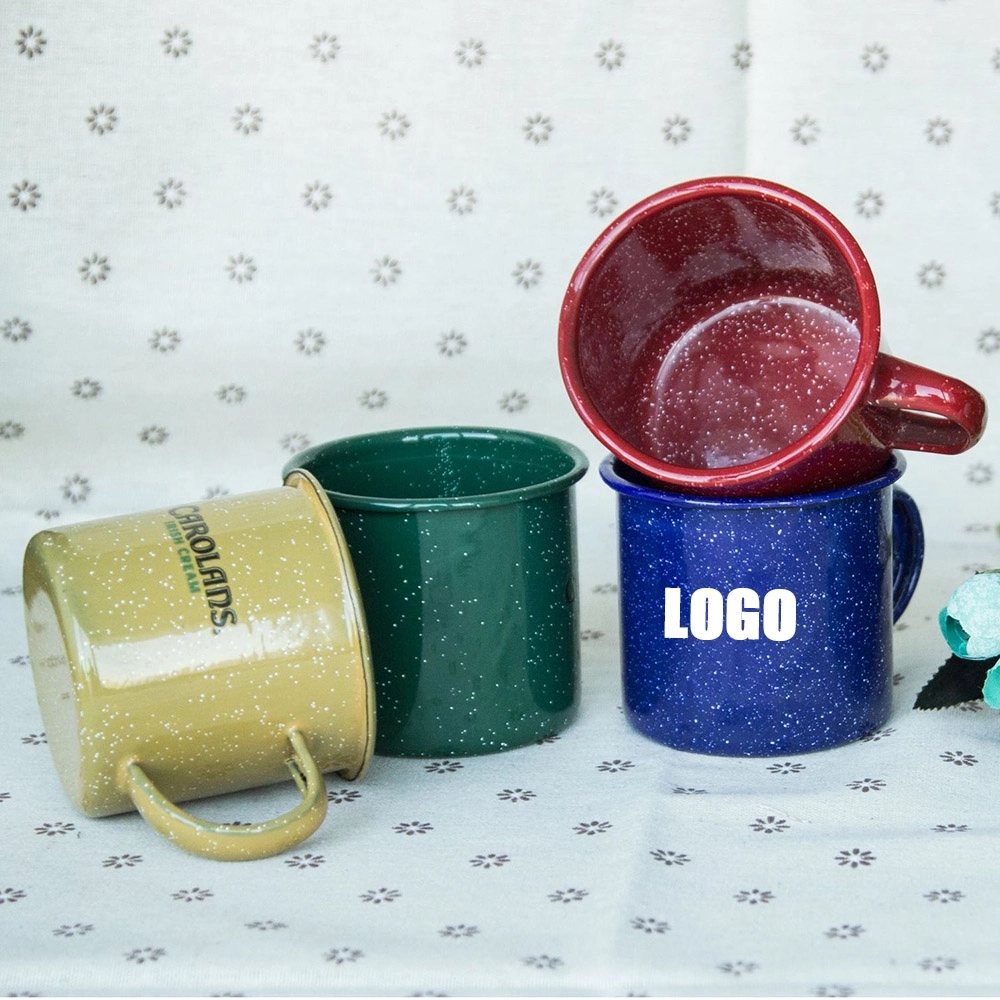 12oz Enamel Campfire Coffee Mug 2