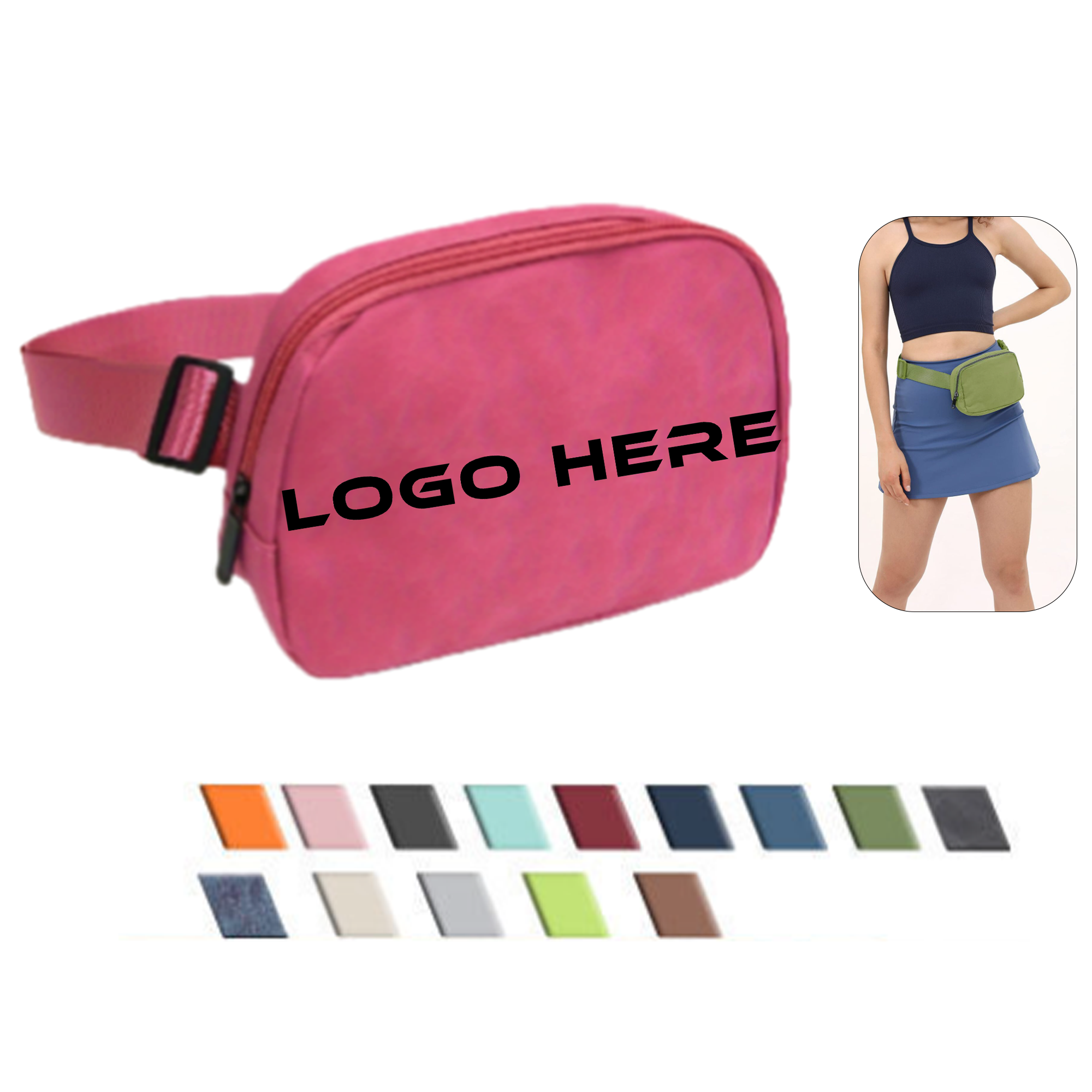 Waterproof Polyester Crossbody Bag 1