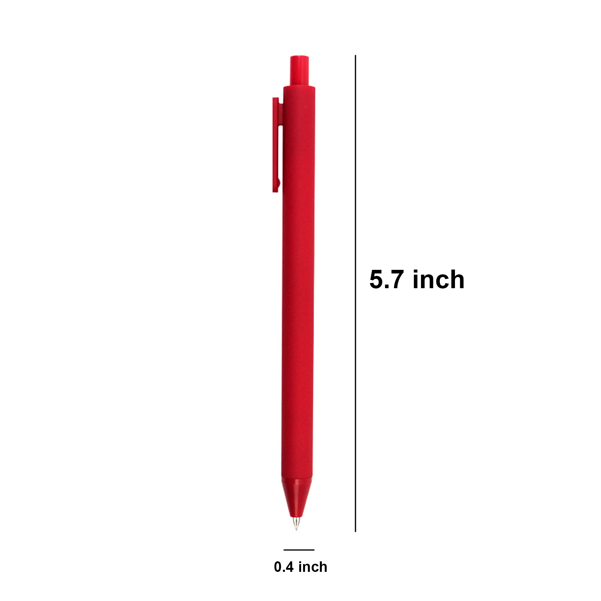 Customised Logo Push Action Pen With Frosted Textured Casing 2
