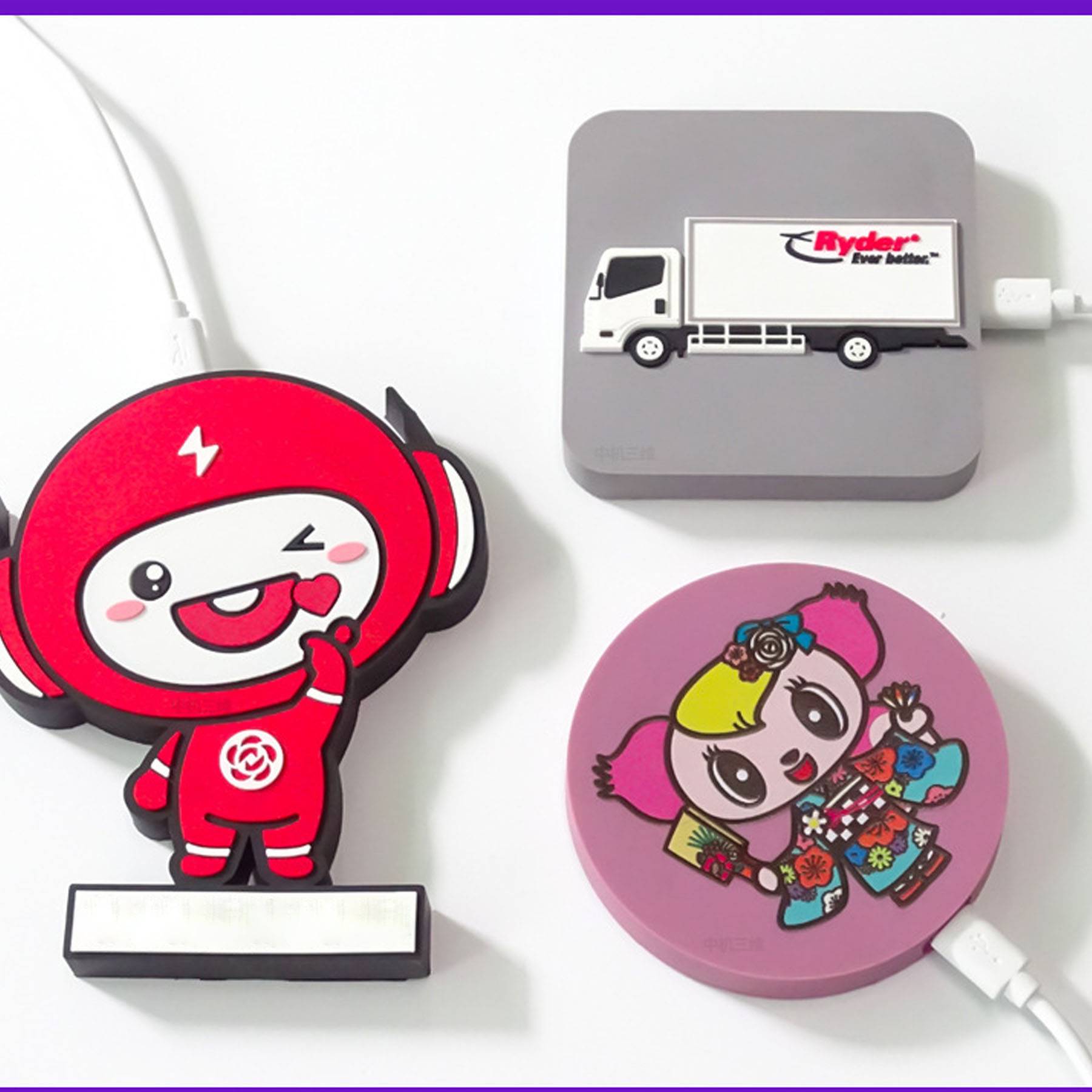 Customized Pvc Wireless Charger 4