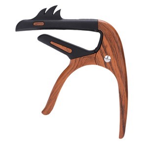 Wood Grain Design Guitar Capo 9