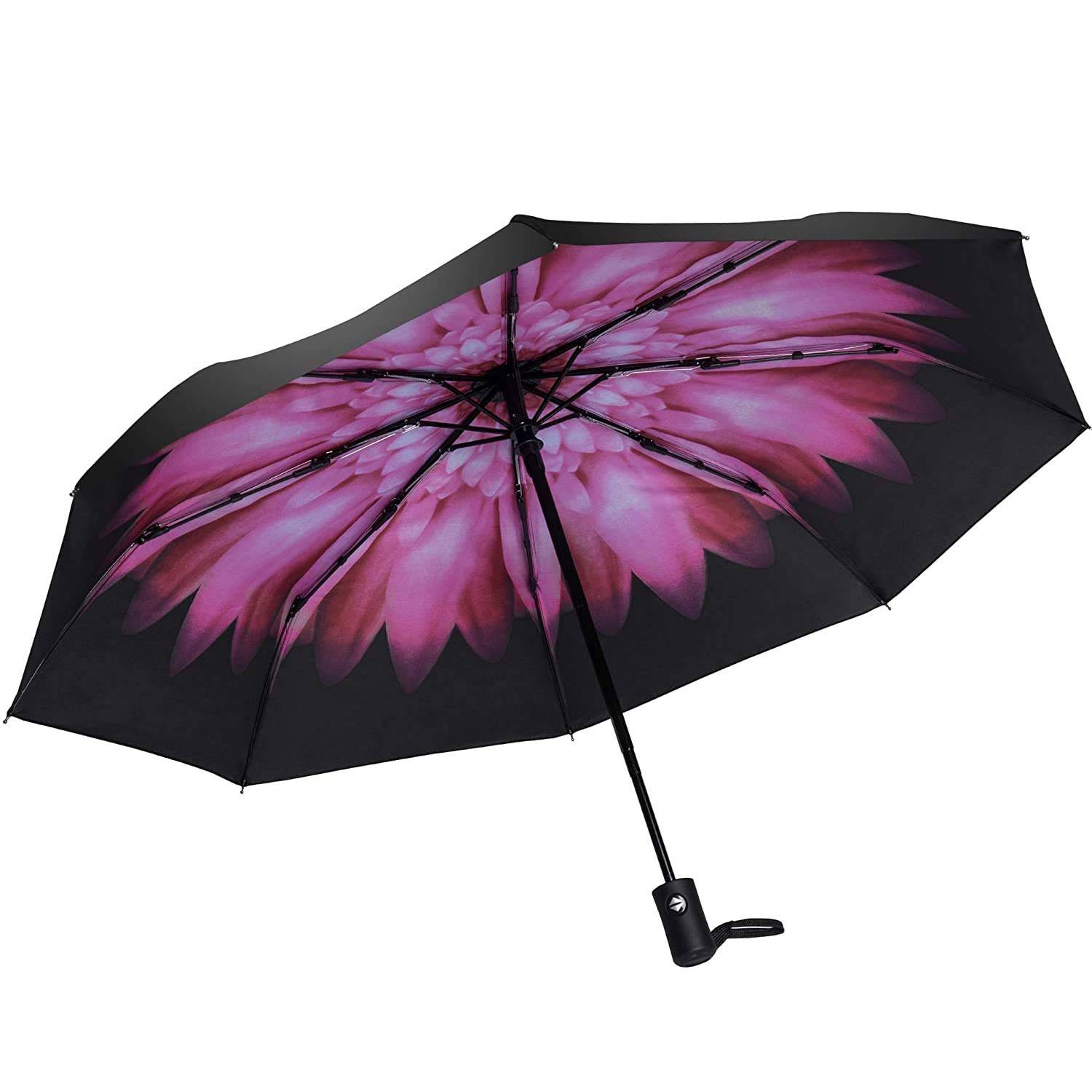 Compact Auto Windproof Travel Umbrella 10