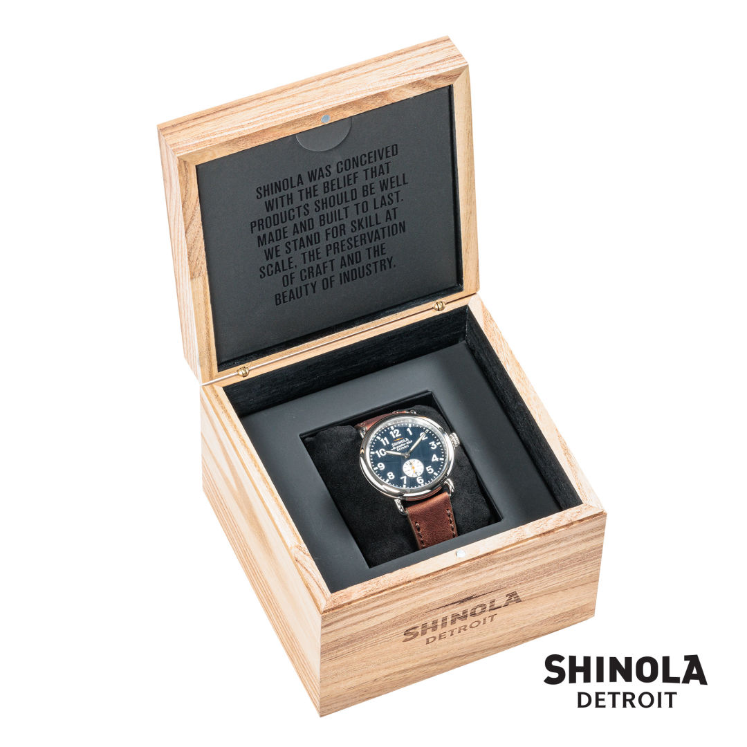 Shinola® Runwell Watch - Midnight Blue/Cattail 25