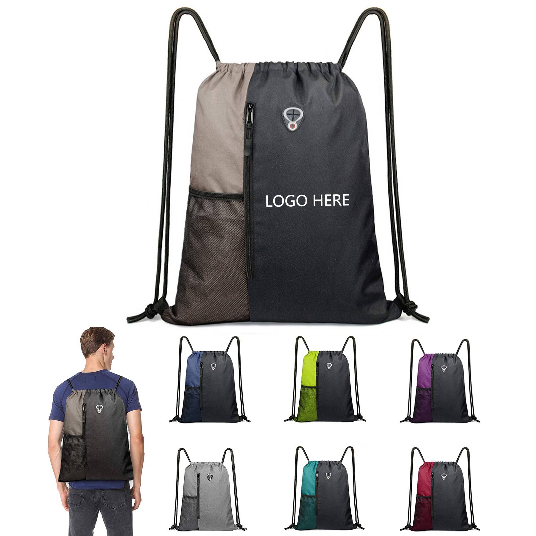 Drawstring Backpack Sports Bags 2