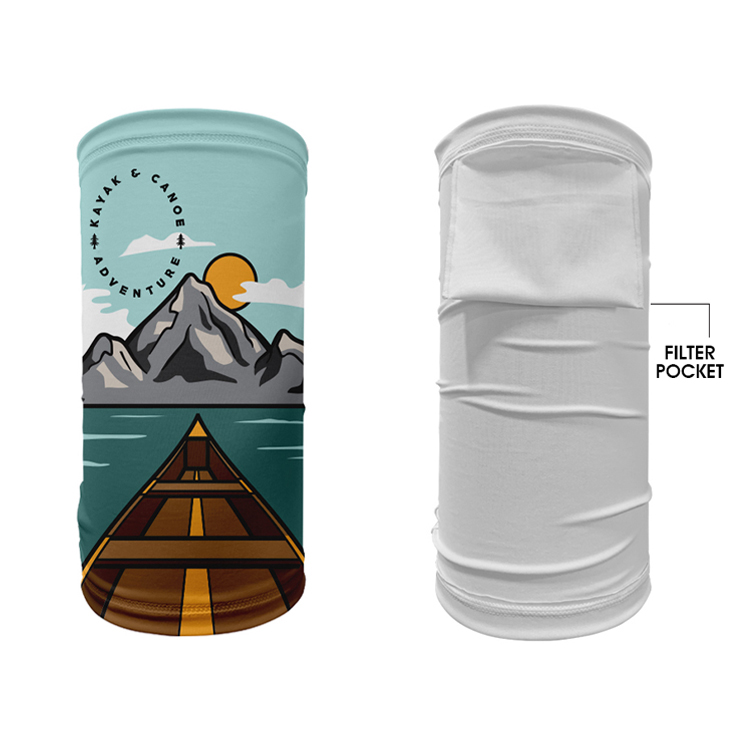 Super Sale - Sublimated Neck Gaiter With Filter Pocket 5
