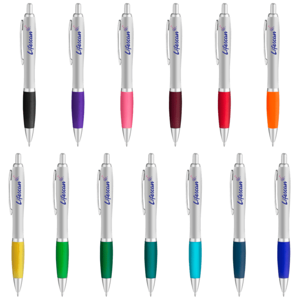 Curvaceous Silver Matte Gel Pen 27