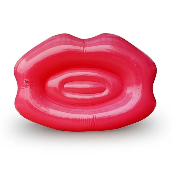 Inflatable Red Lip Sofa Pool Float Water Toy 5