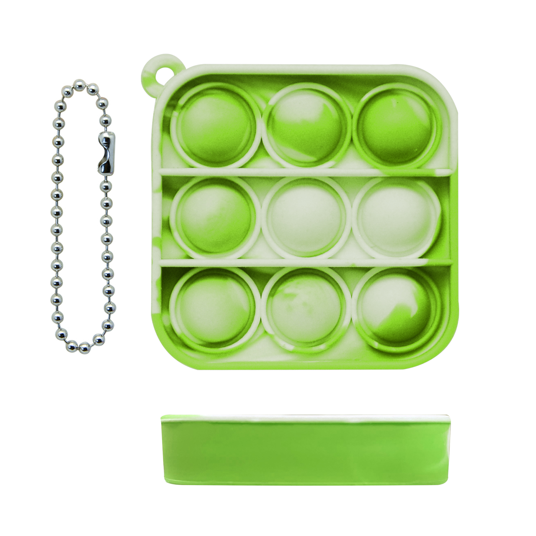 Mini Square Bubble Fidget Keychain 9