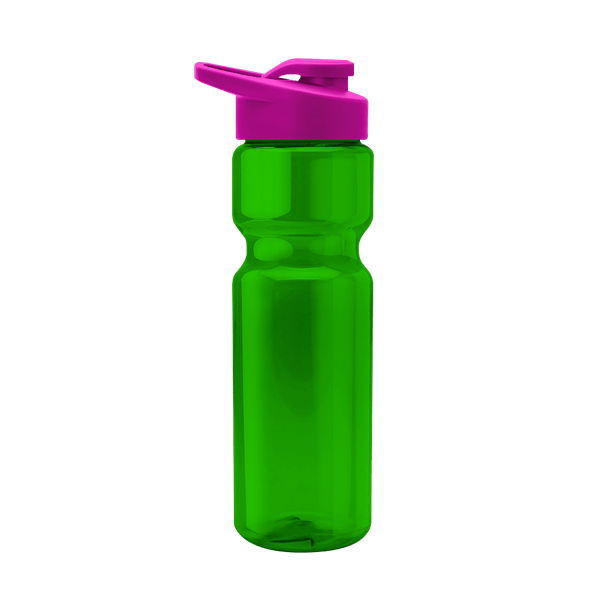 Blazer 28oz Transparent Bike Bottle w/Drink-thru Lid 867