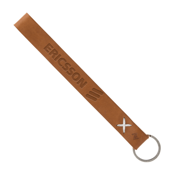 Hayward Leather Wrist Keychain with Metal Split-Ring 8