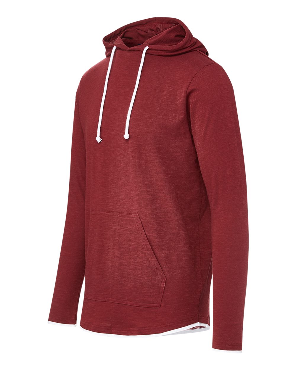 Unisex Miles Slub Hooded Long Sleeve T-Shirt - 24401 29