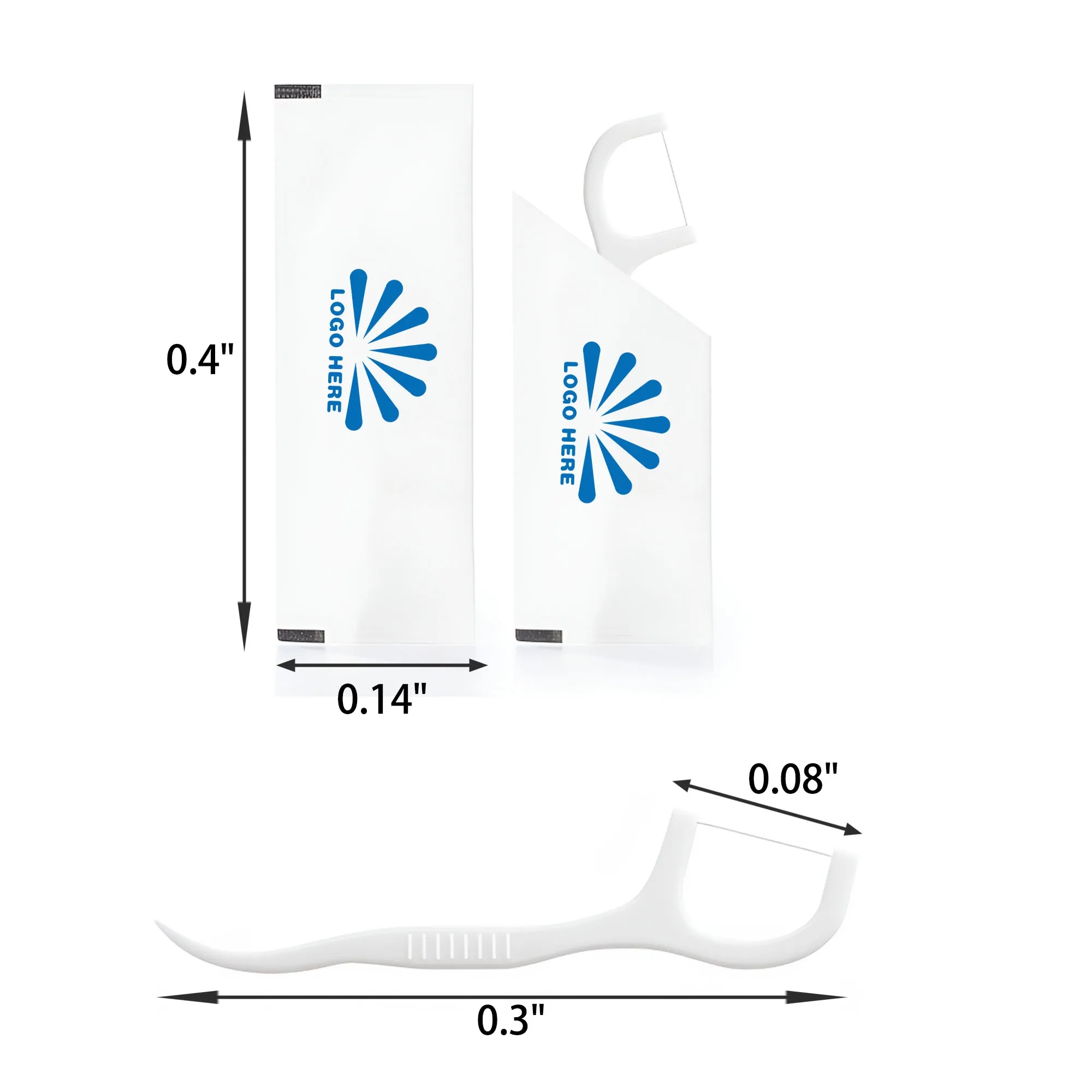 Individually Packaged Disposable Dental Floss