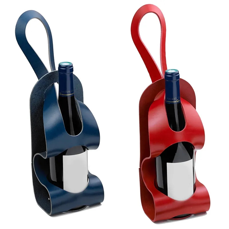 PU Leather Wine Sleeve Holder 3