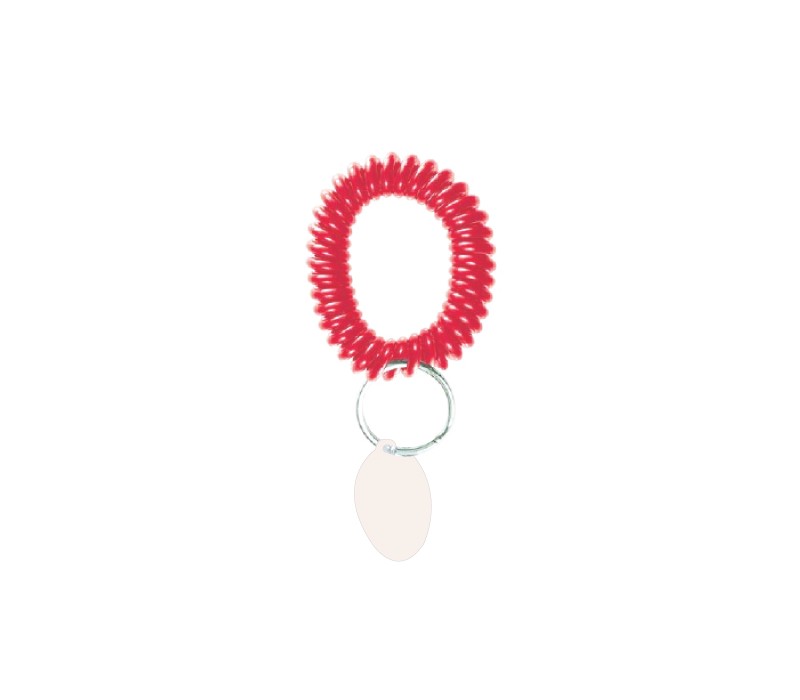 Coil Bracelet Key Tag 3