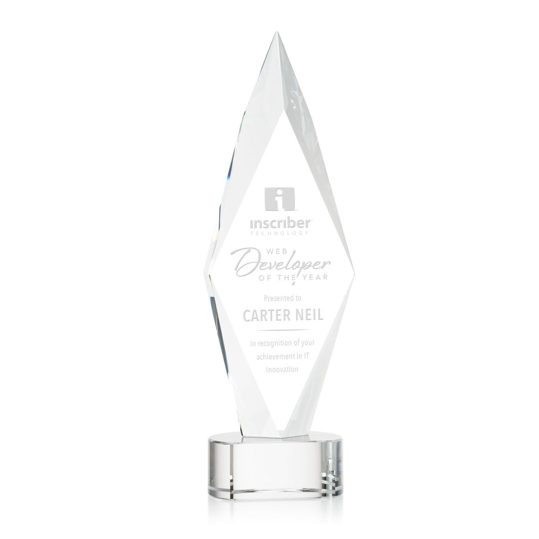 Manilow Award on Paragon Base - Clear 11
