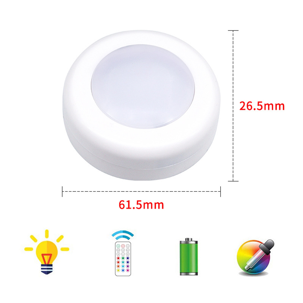 Adjustable remote control household kitchen bedroom cabinet 13 colors lamp RGB night light LED light 7