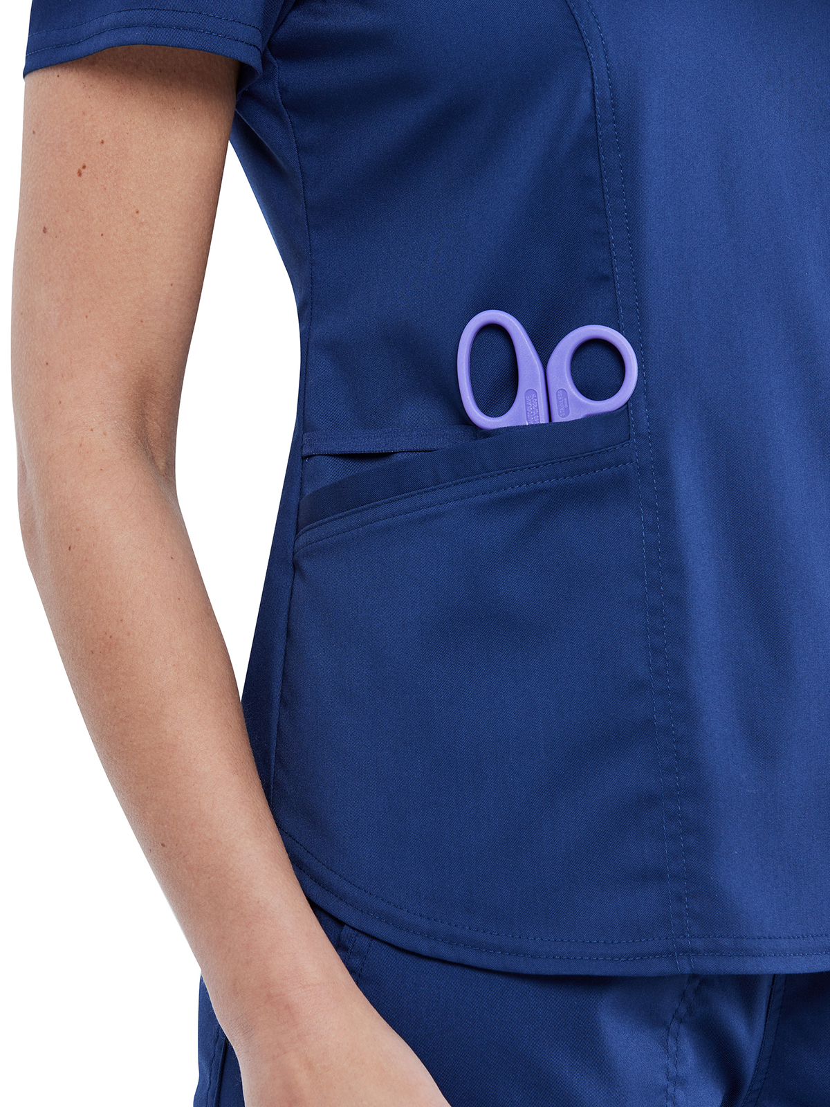 Cherokee - Workwear Revolution - Women's 2-Pocket V-Neck Top 12