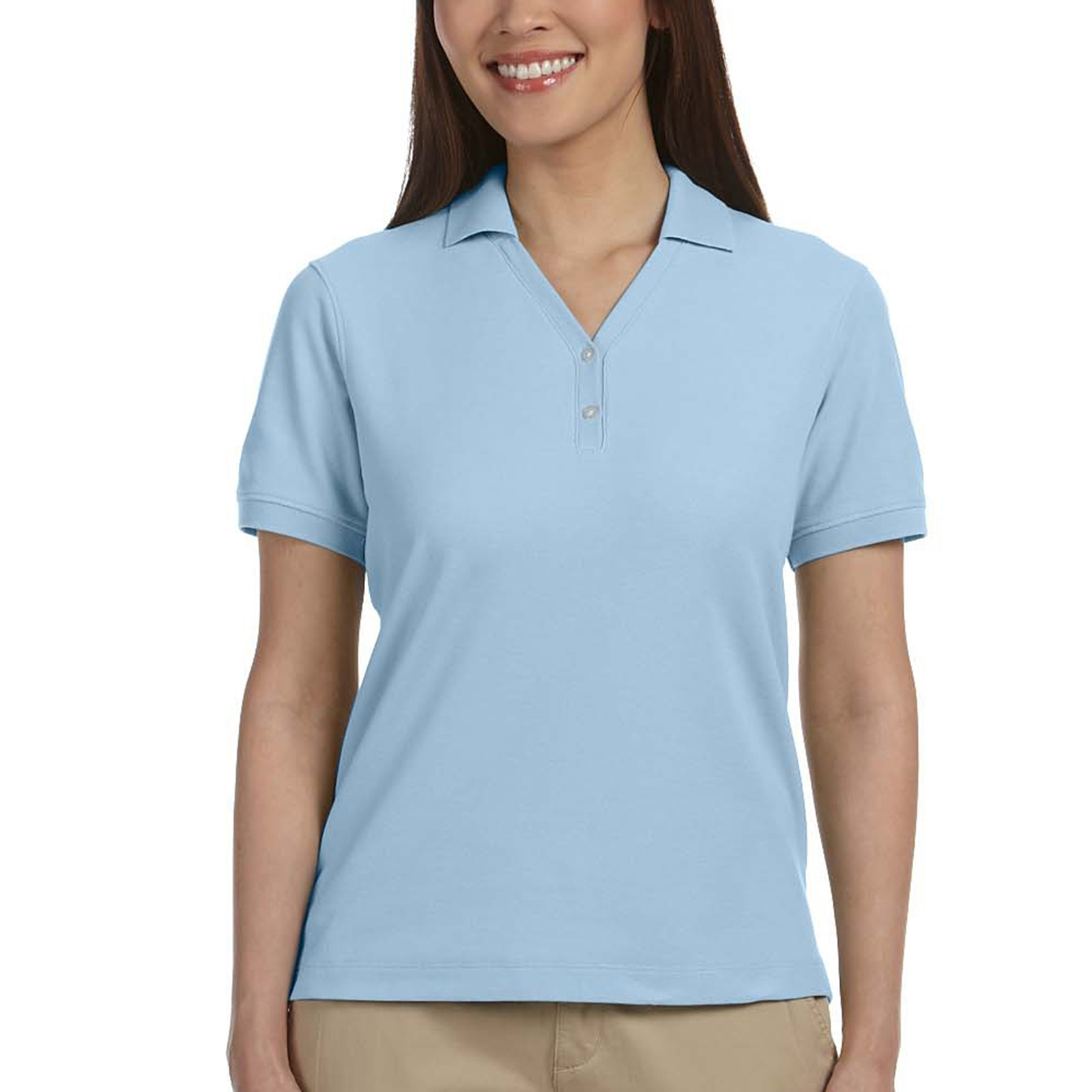 Devon & Jones® Ladies' Y-Collar Golf Polos 11