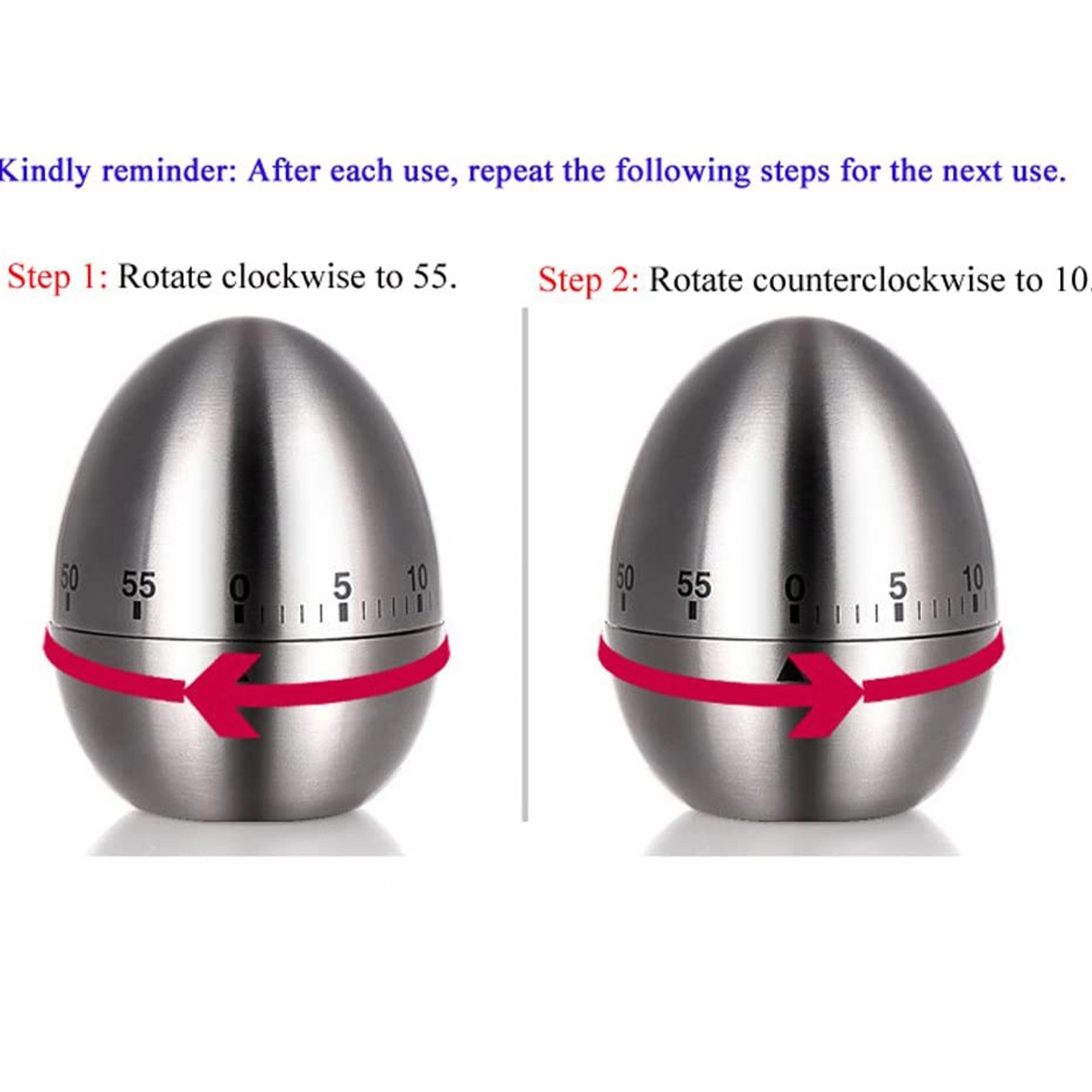 Egg Timer Clock Kitchen MOQ 50pcs 4