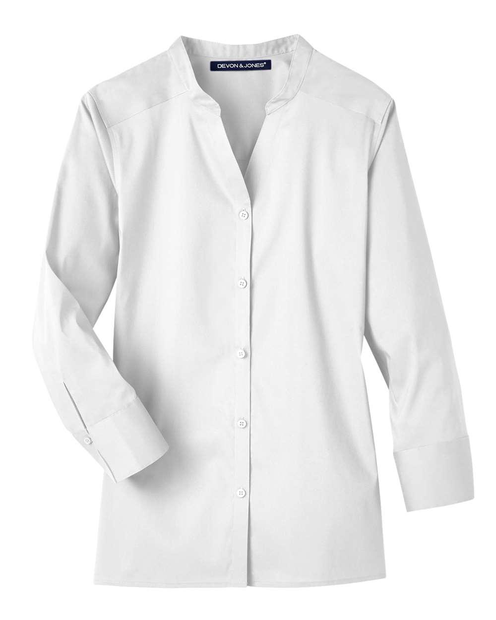 Women's Crown Collection® Stretch Broadcloth Three-Quarter Sleeve Blouse - DG560W 7