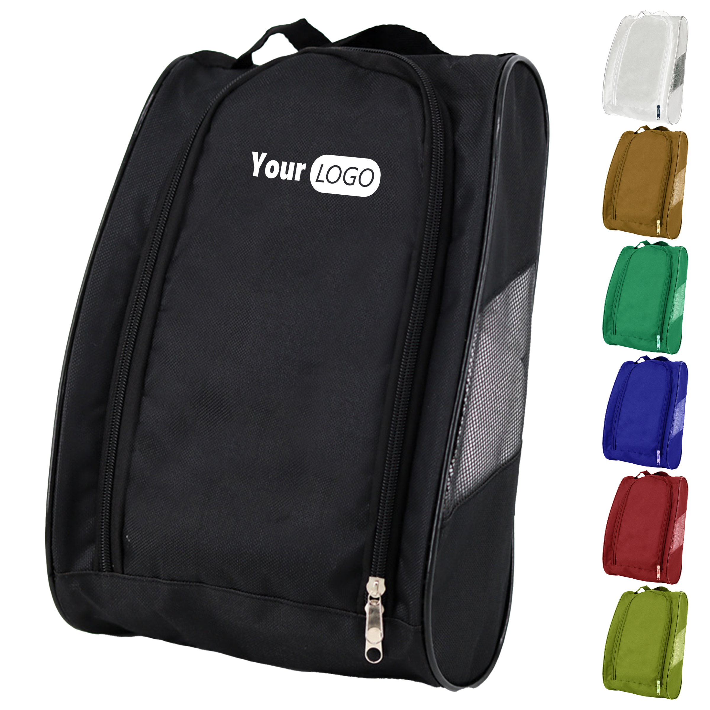 Oxford Waterproof Oxford Cloth Shoe Bag ?C Zipper Closure With Ventilation 4