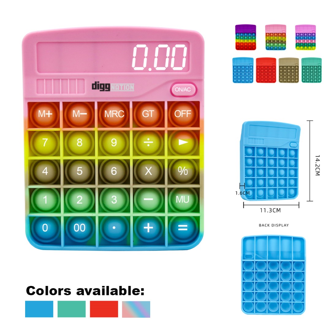Pop It Fidget Toy - Calculator Shape 9