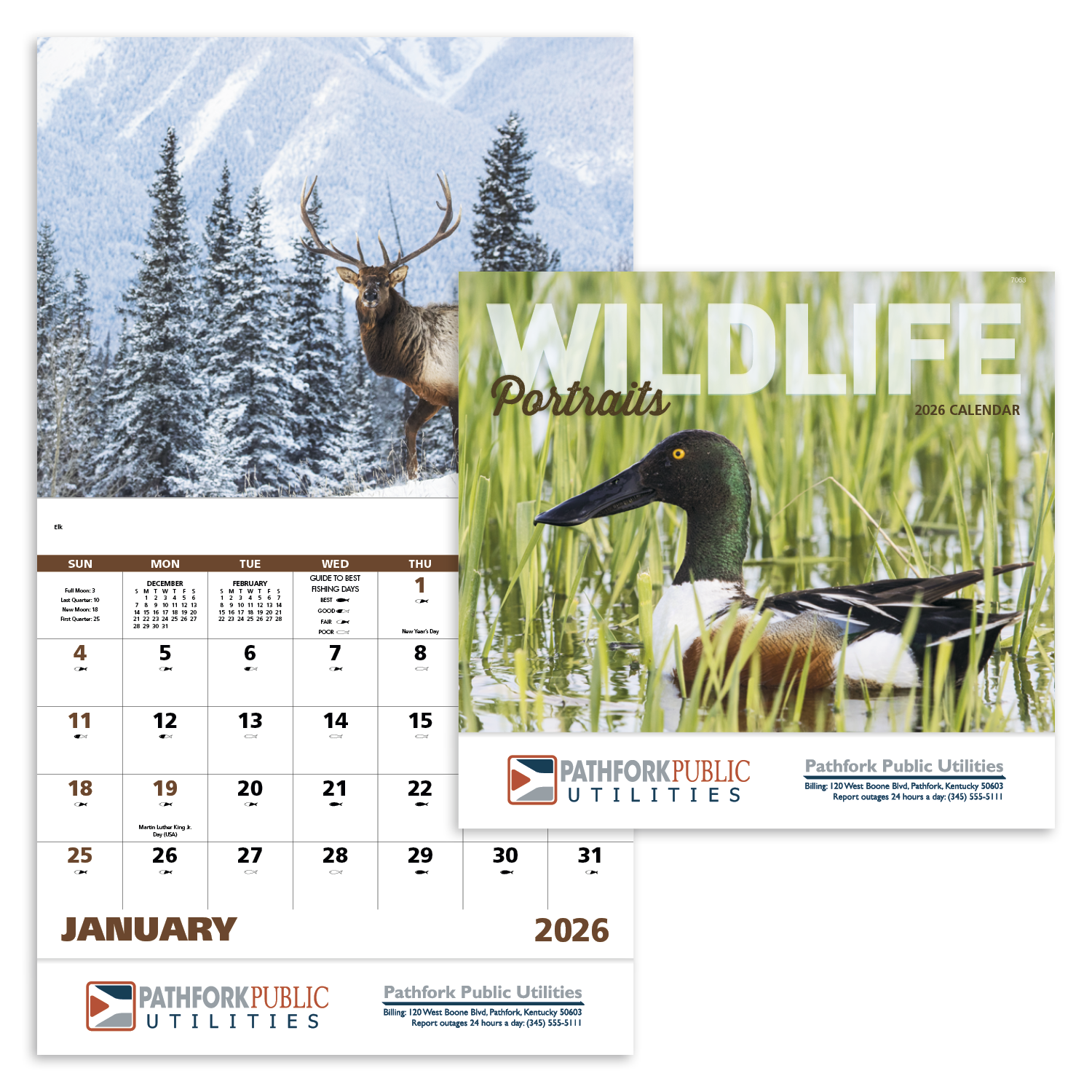 Good Value™ Wildlife Portraits - Stapled Calendar 65
