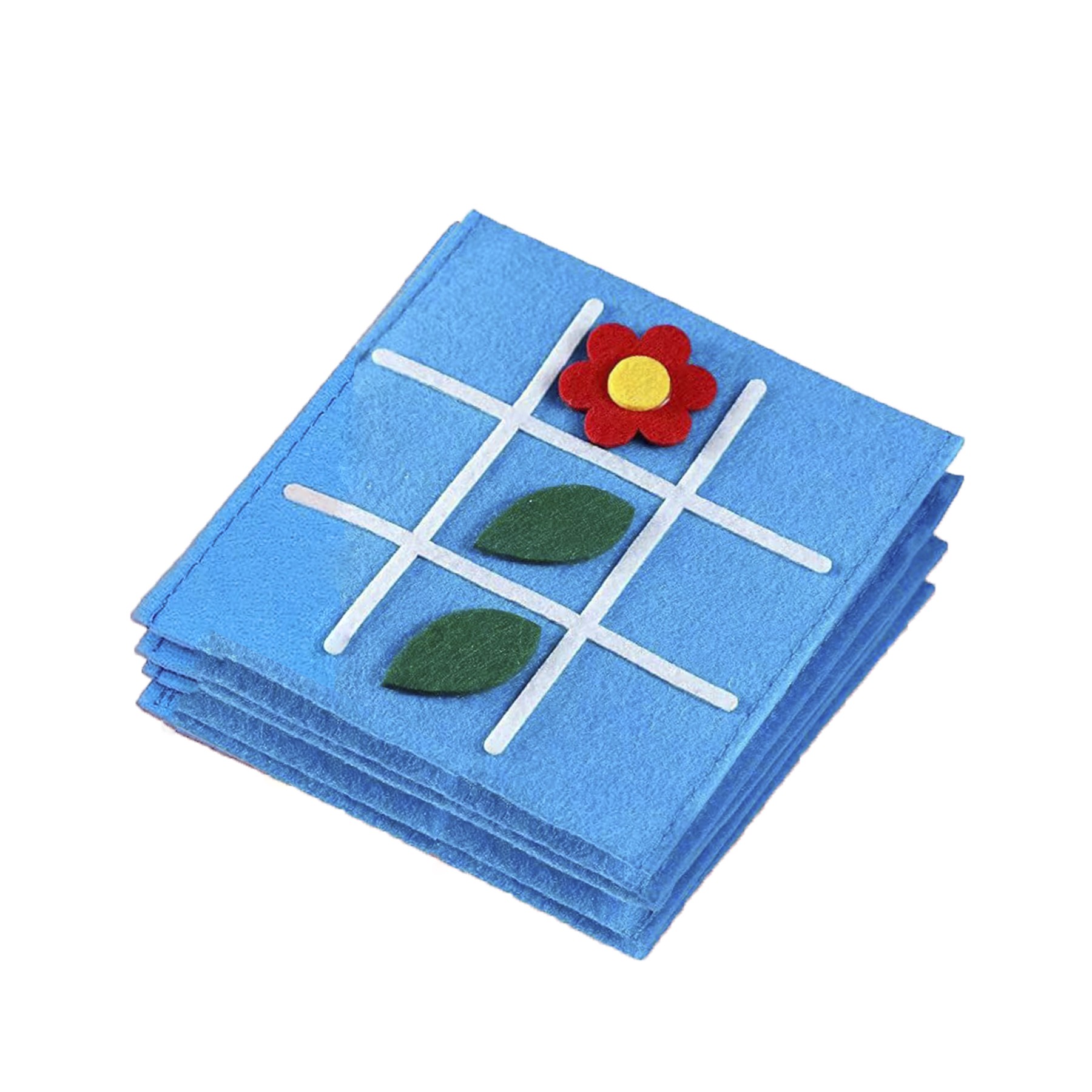 Mini Nine Square Checkerboard Felt Board Game 3