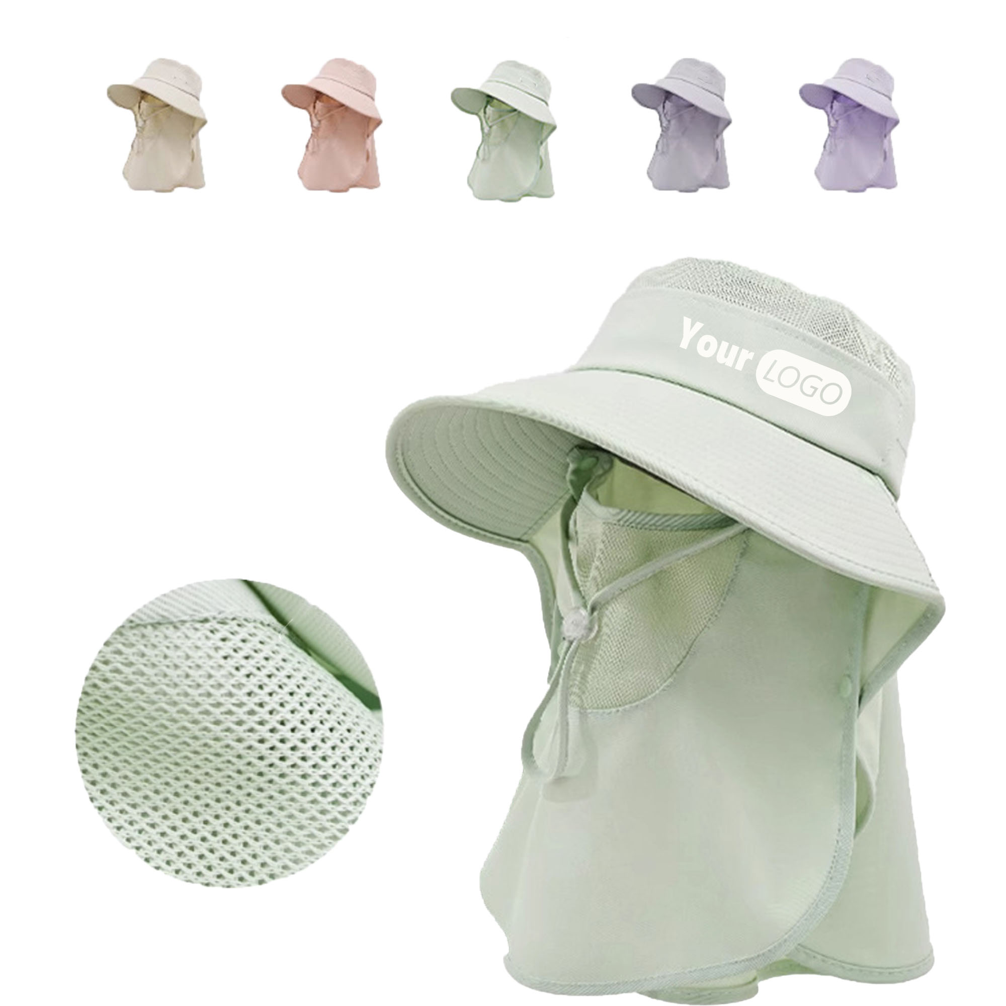 Breathable Full Face Sun Protection Hat 3