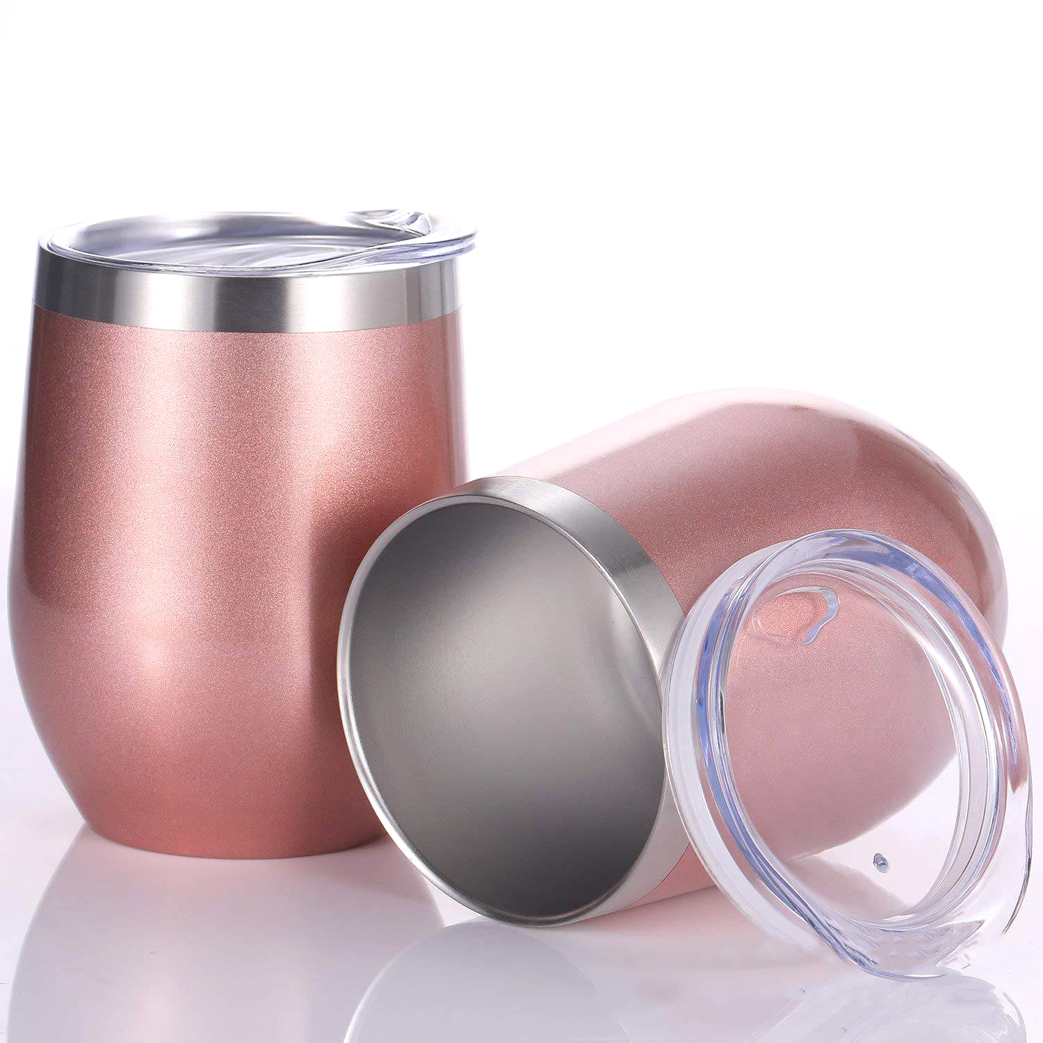 Double Layer Stainless Steel Wine Glass Insulation Cup Student Office U-Shaped Egg Cup 4