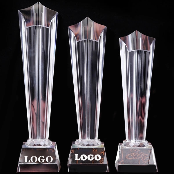 Crystal Star Pillar Trophy Awards 3