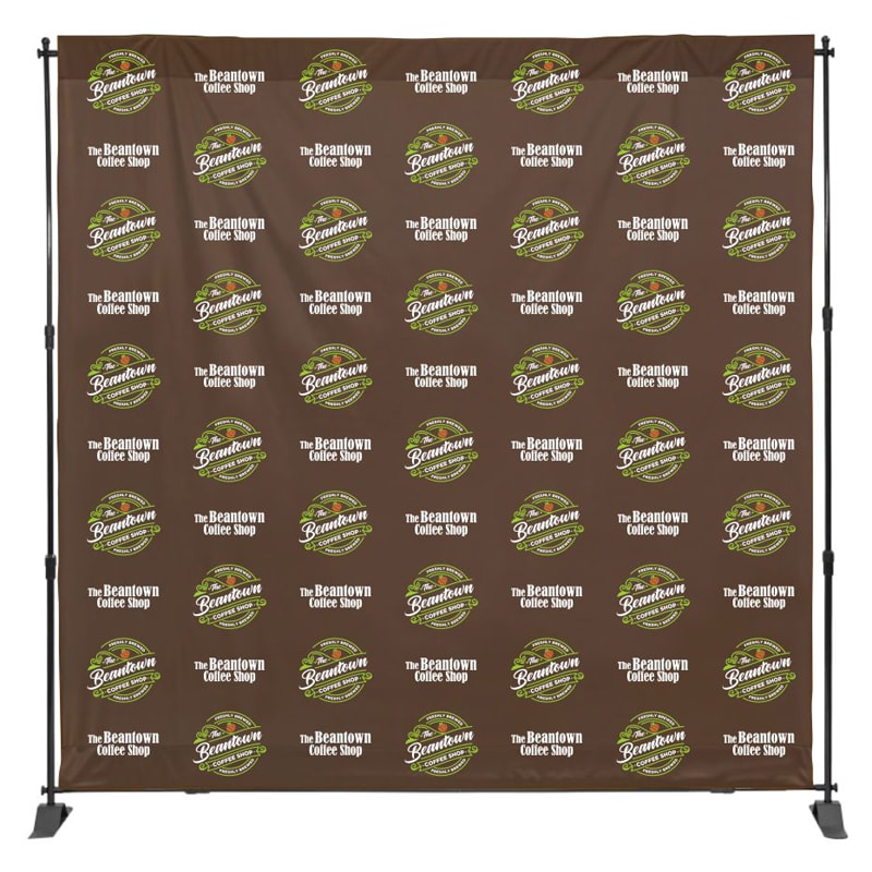 8ft X 8ft Step & Repeat Fabric Banner 3