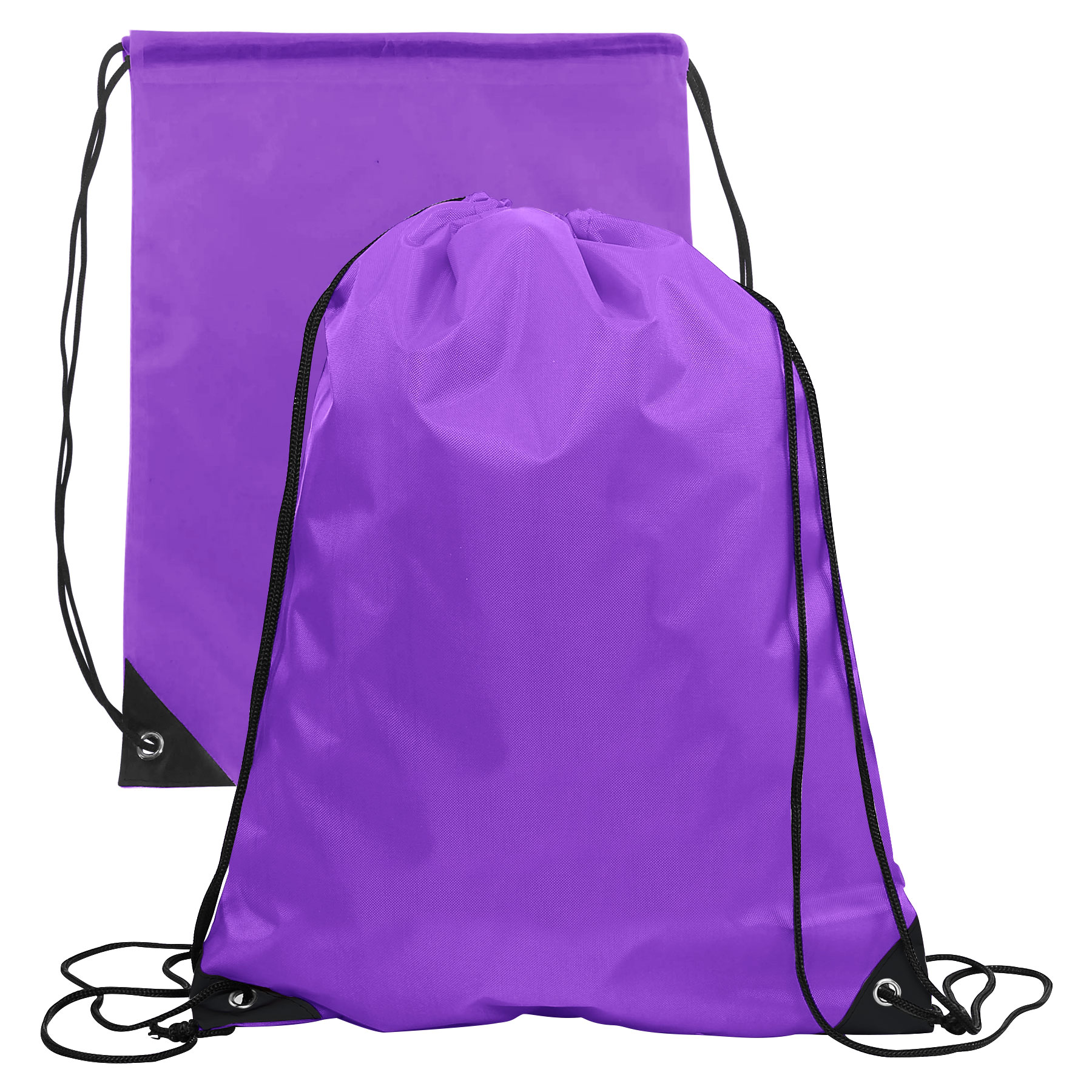 210D Polyester Drawstring Backpack (13" x 17") 16