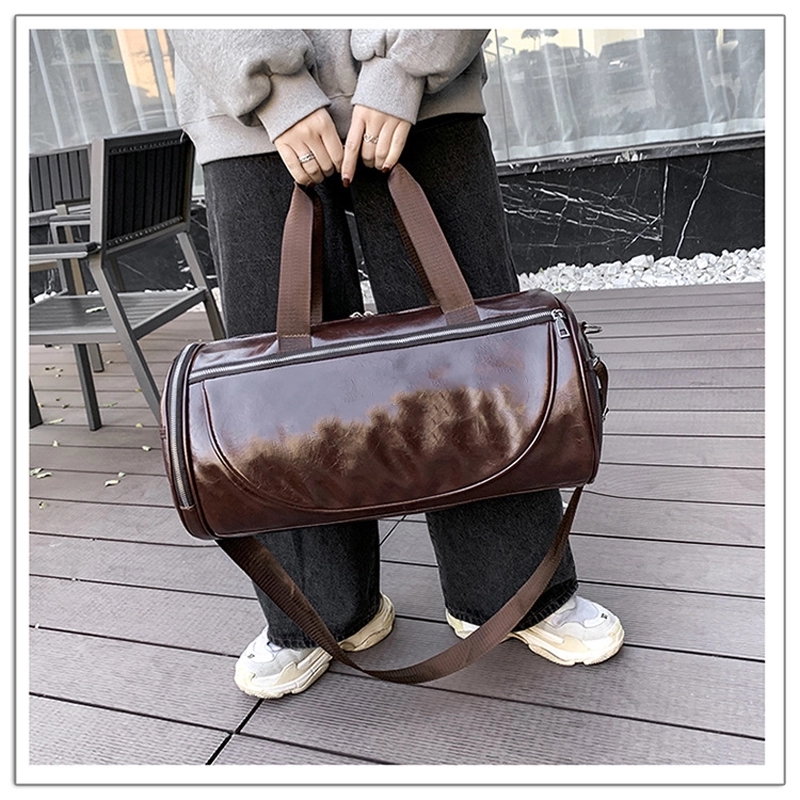 PU Travel Sports Duffel Bag & Yoga Gym Weekender Handbag 1