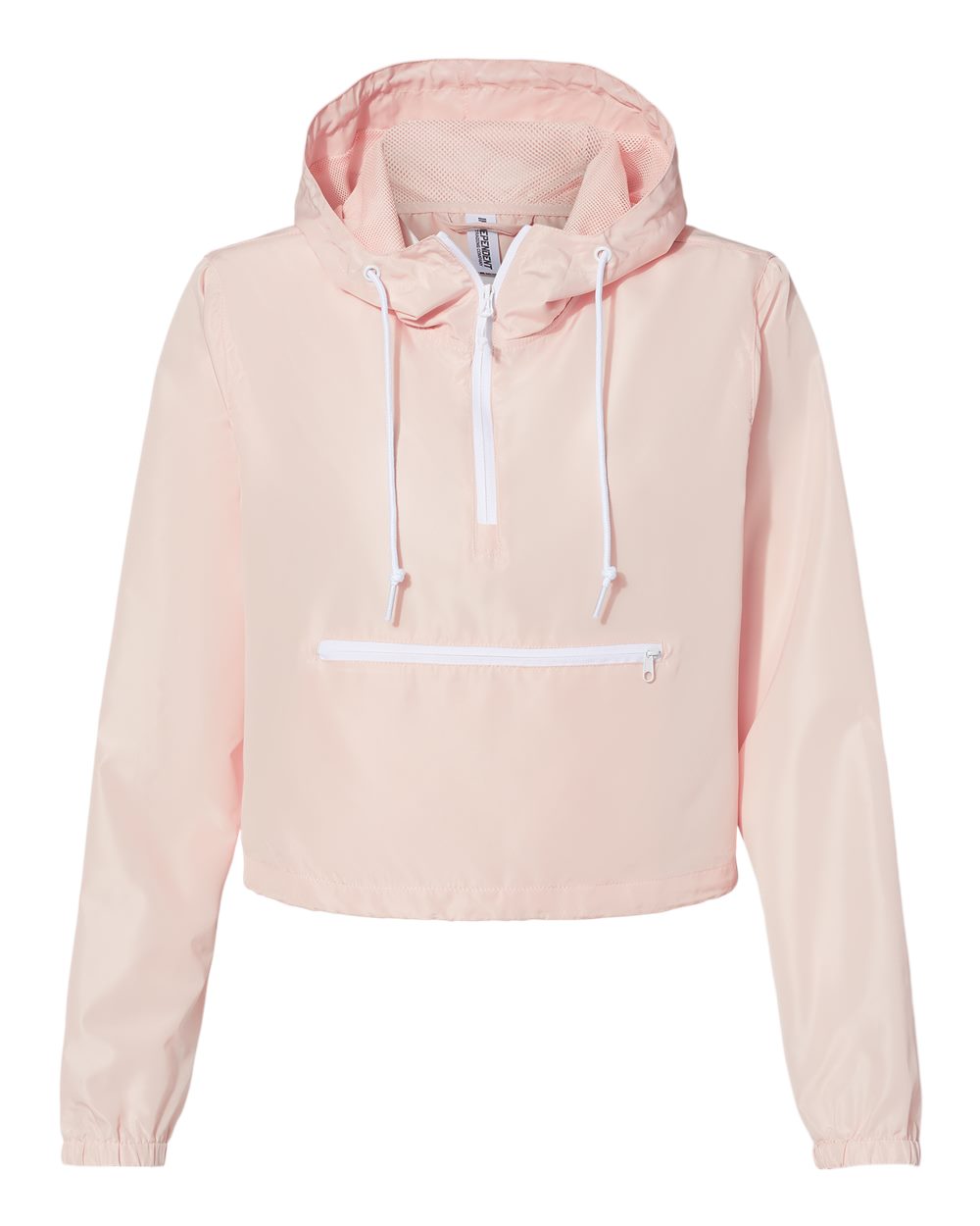 Women's Lightweight Quarter-Zip Pullover Crop Windbreaker - EXP64CRP 30