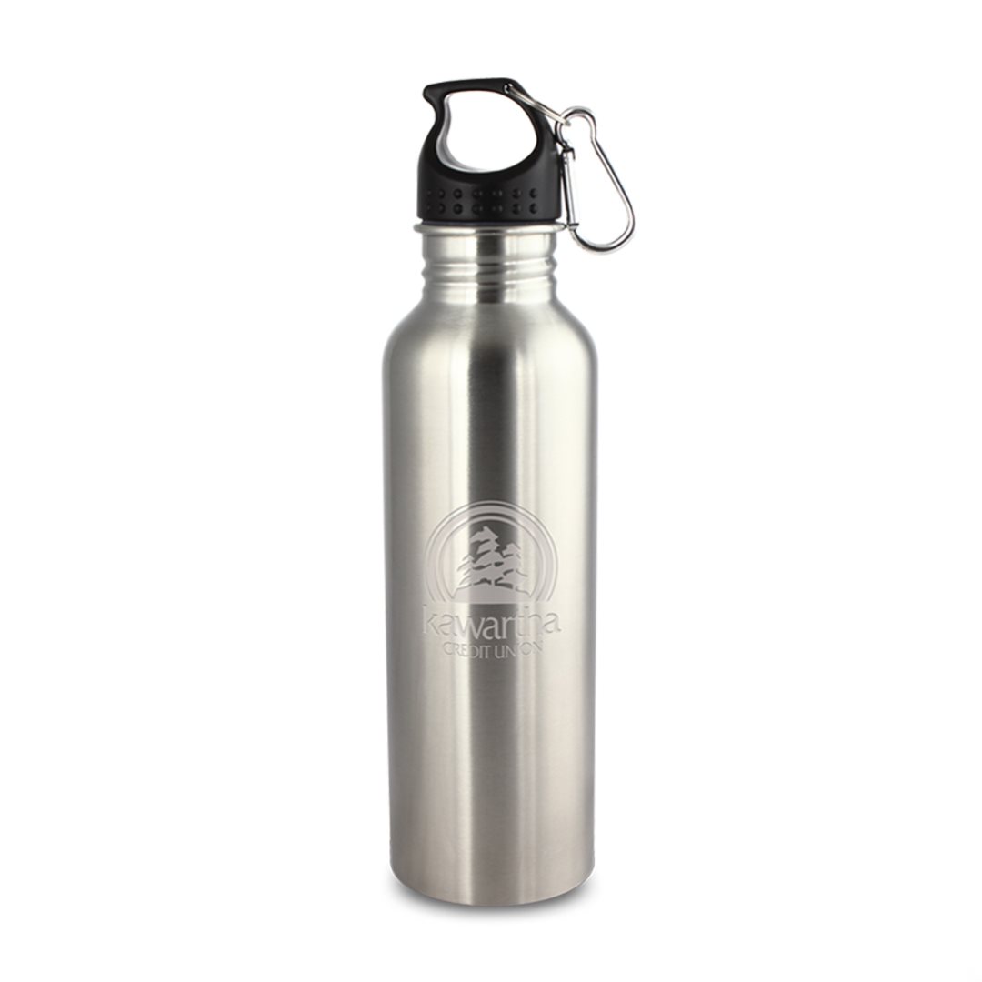 Wide Mouth Flair Bottle with Carabiner - 25oz 1