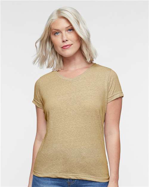 Women's Harborside Mélange V-Neck Tee - 3591 13
