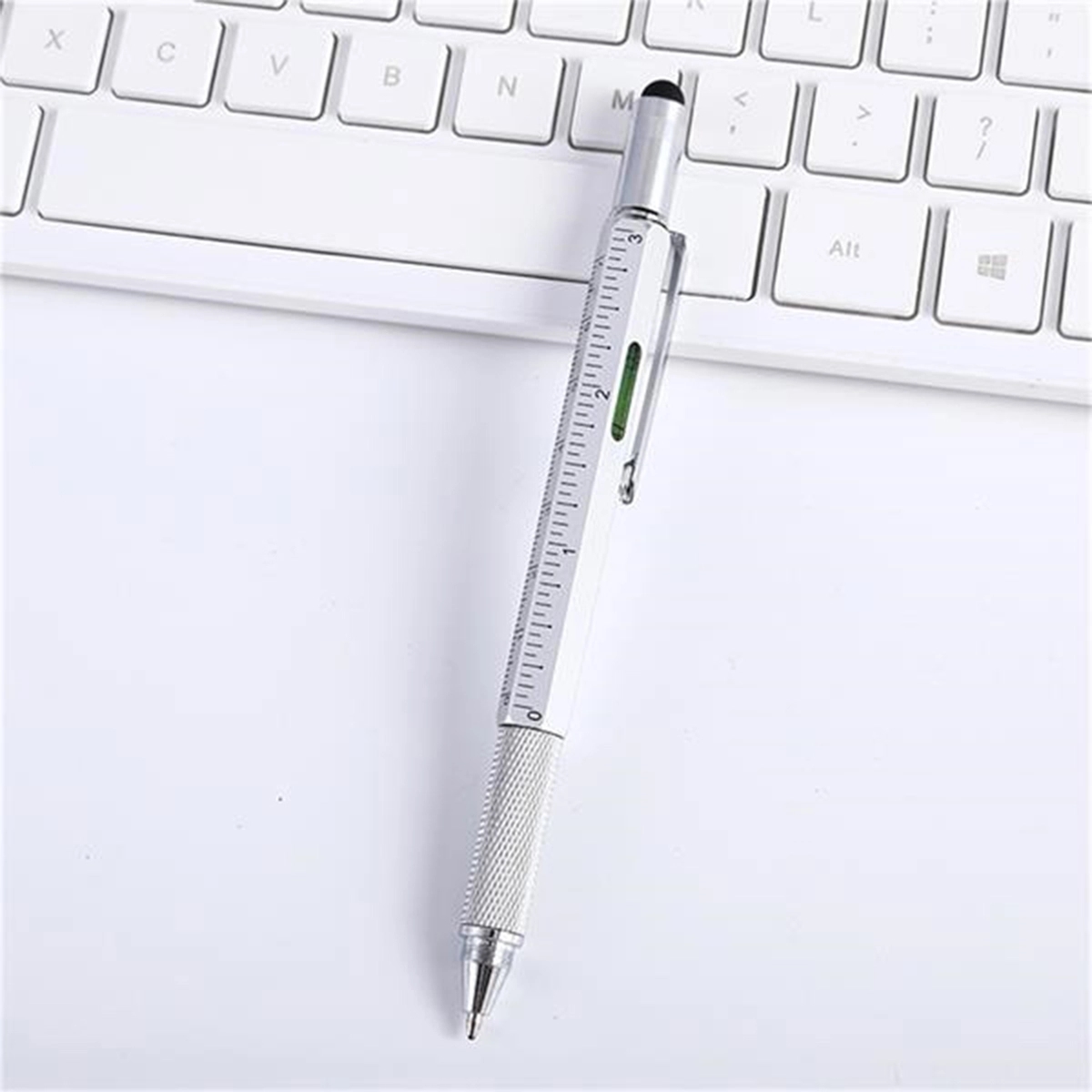Protable Metal Multi tool Pen 6-in-1 Stylus Pen Ruler 1