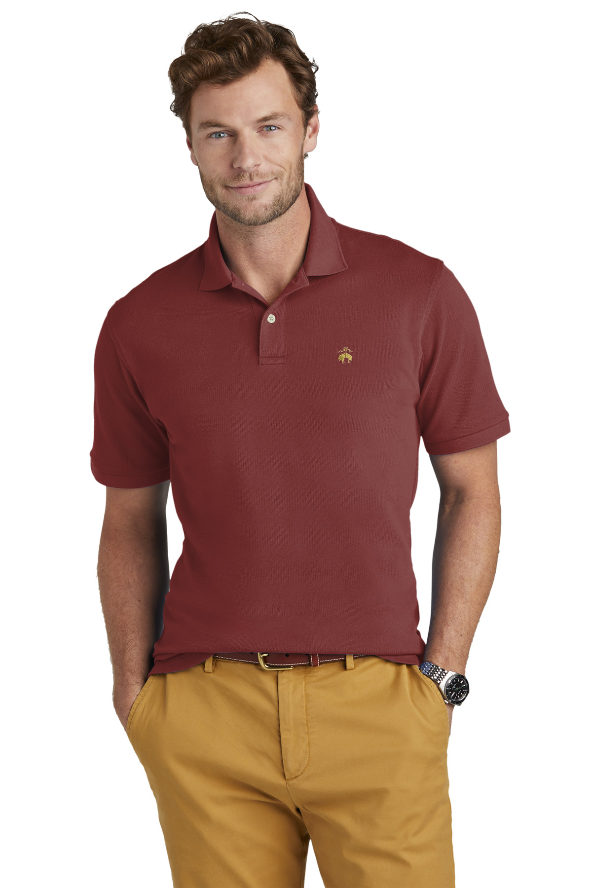 Brooks Brothers Pima Cotton Pique Polo BB18200 38