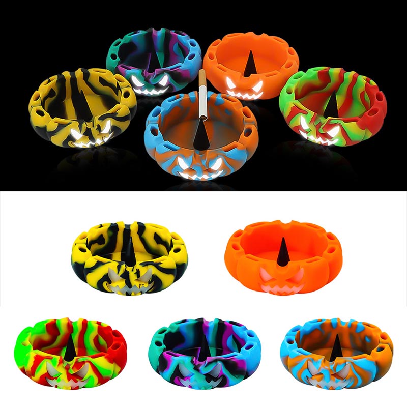 Pumpkin Silicone Ashtray 3